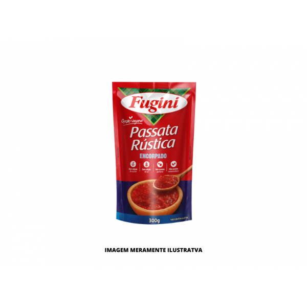 PASSATA DE TOMATE - FUGINI - 300g RUSTICA SACHE - CX36